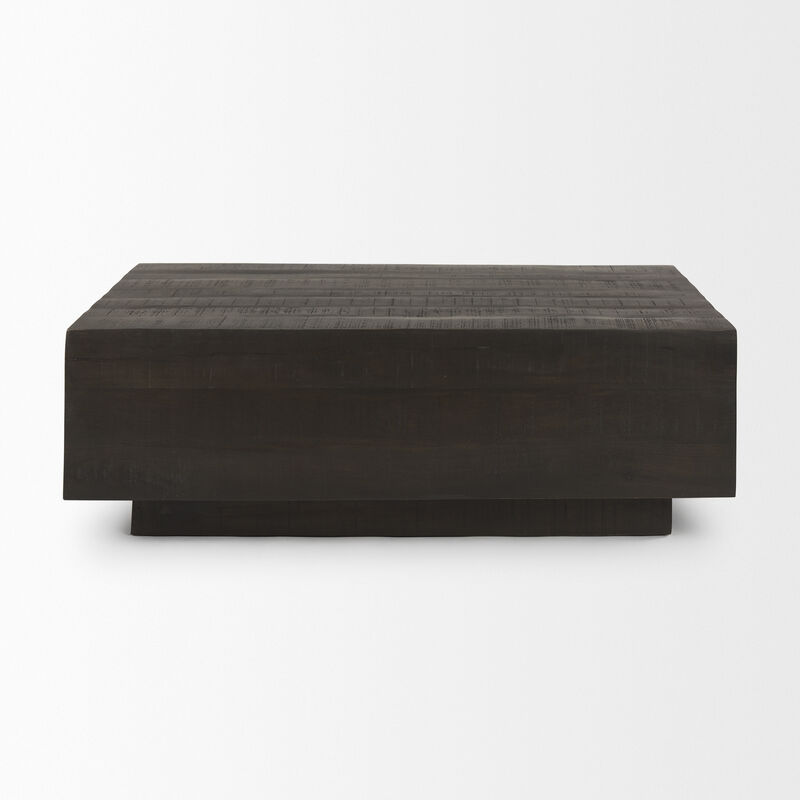 Hayden Dark Brown Rectangular Coffee Table