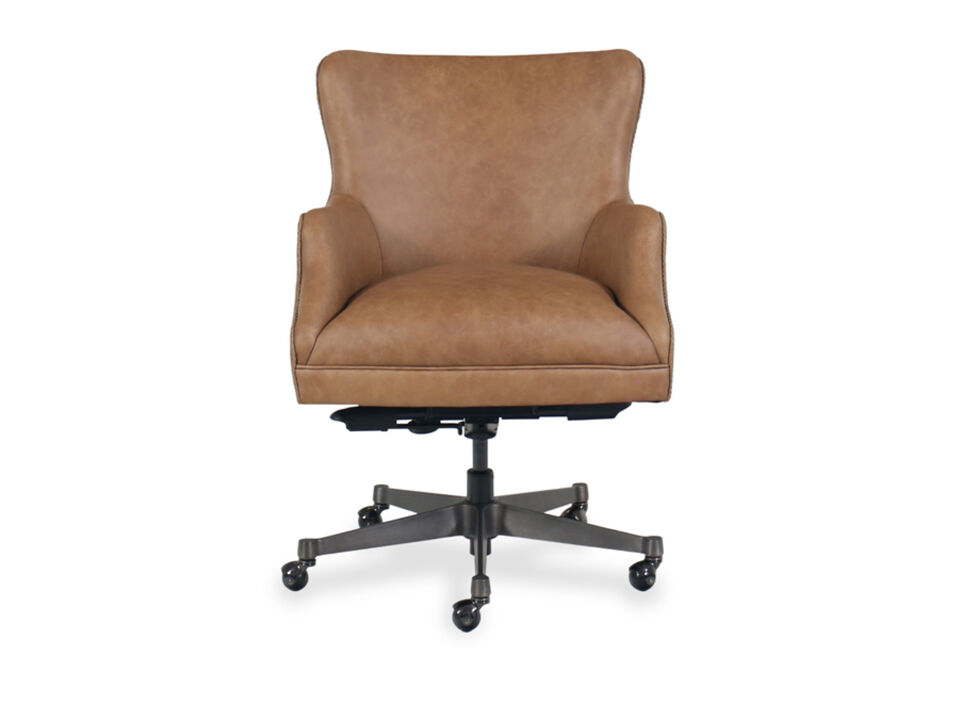 Blake Caramel Leather Desk Chair