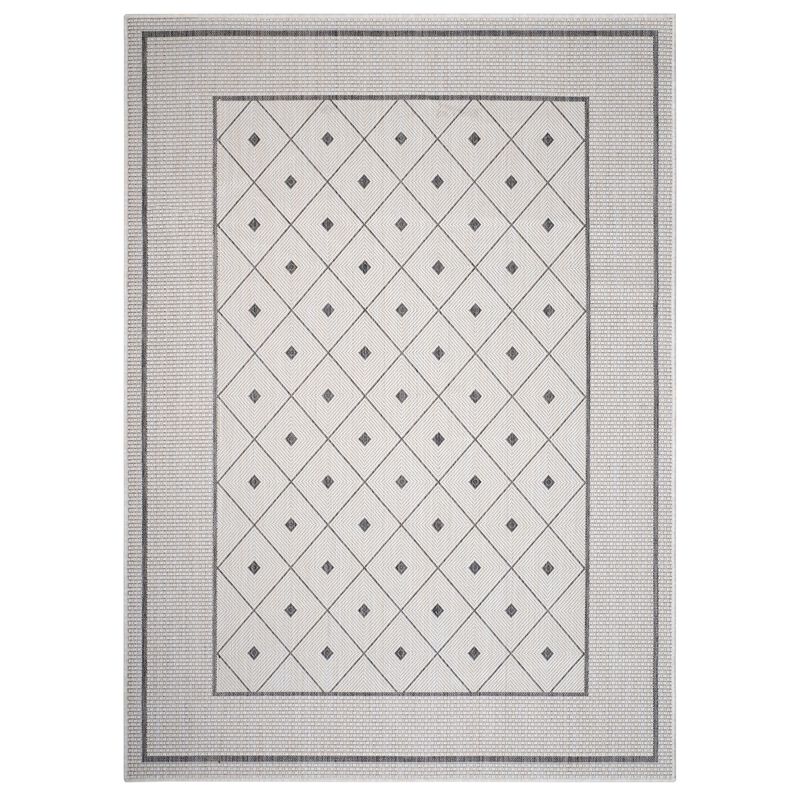 Floral Rectangular Outdoor Area Throw Rug
