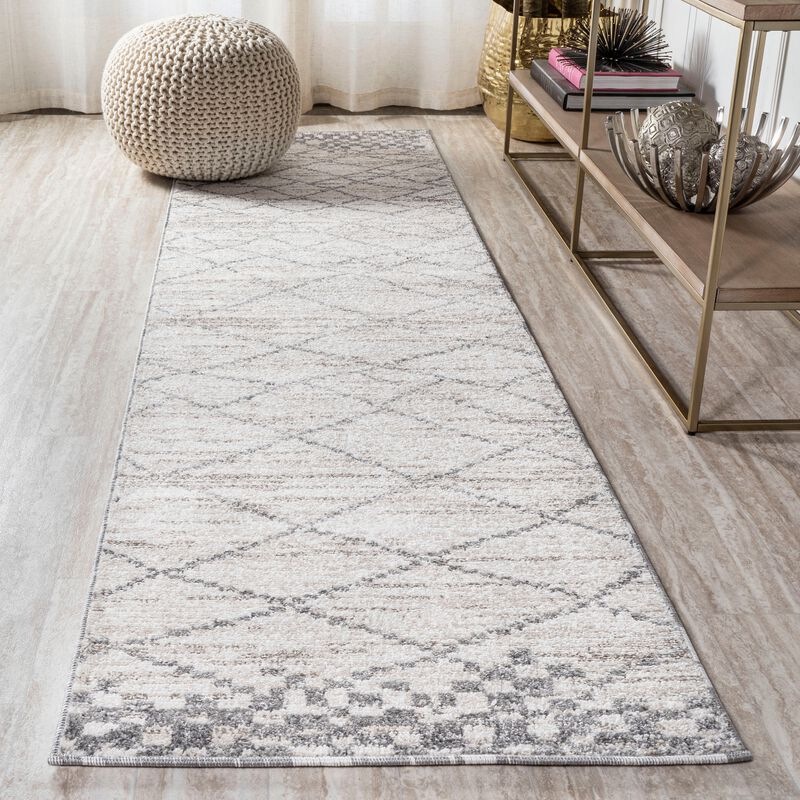 Asilah Moroccan Modern Diamond Area Rug