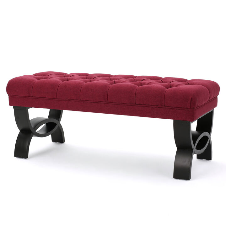 Merax Button Tufted Ottoman Bench