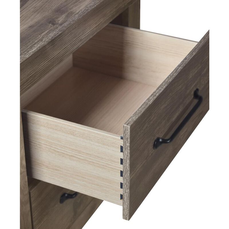 New Classic Furniture Misty Lodge Nightstand- Greige