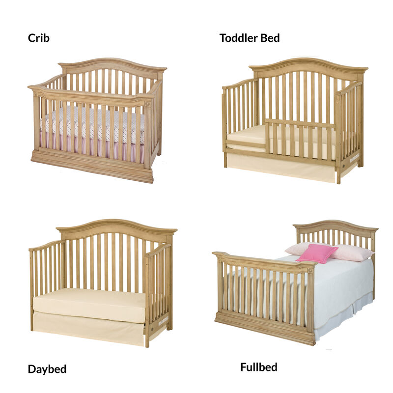 Baby Cache Montana 4-in-1 Convertible Crib Driftwood