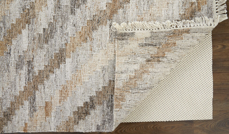 Beckett 0724F Ivory/Gray/Tan 5' x 8' Rug