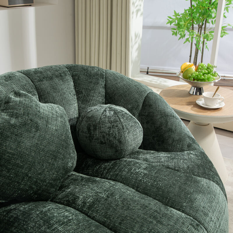 Merax Chenille Bean Bag Sofa Lazy Sofa
