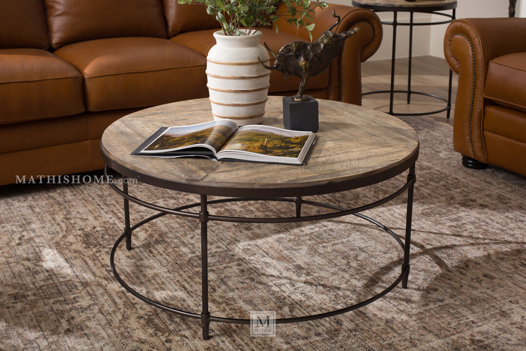 St. Armand Round Cocktail Table