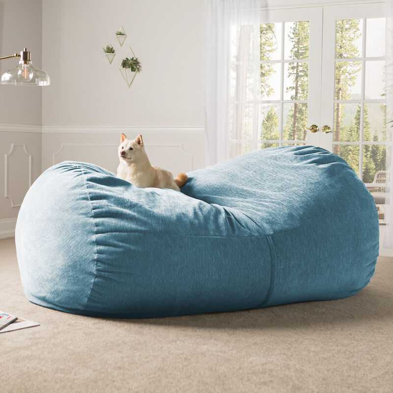 Jaxx 7 Foot Giant Bean Bag Sofa - Premium Chenille