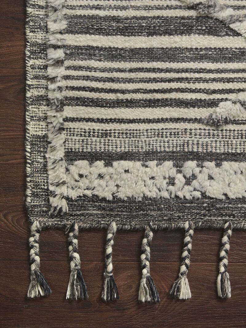 Iman IMA01 Ivory/Charcoal 9'6" x 13'6" Rug