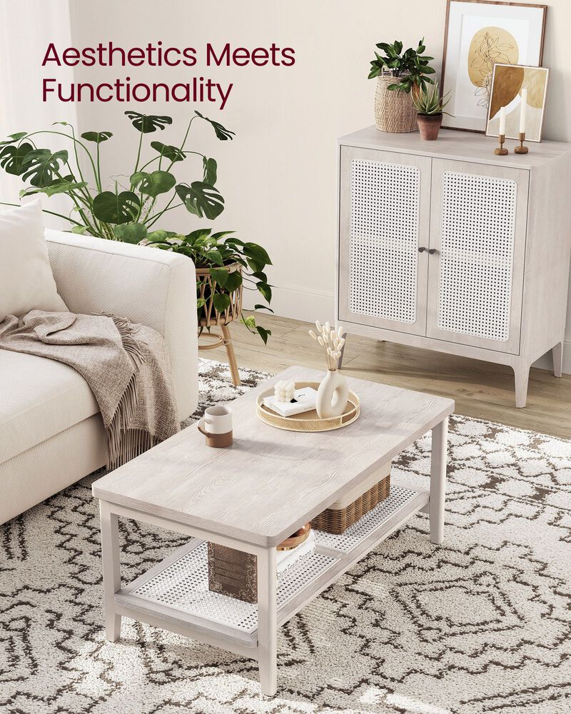2-Tier Coffee Table for Stylish and Functional Living Room Design