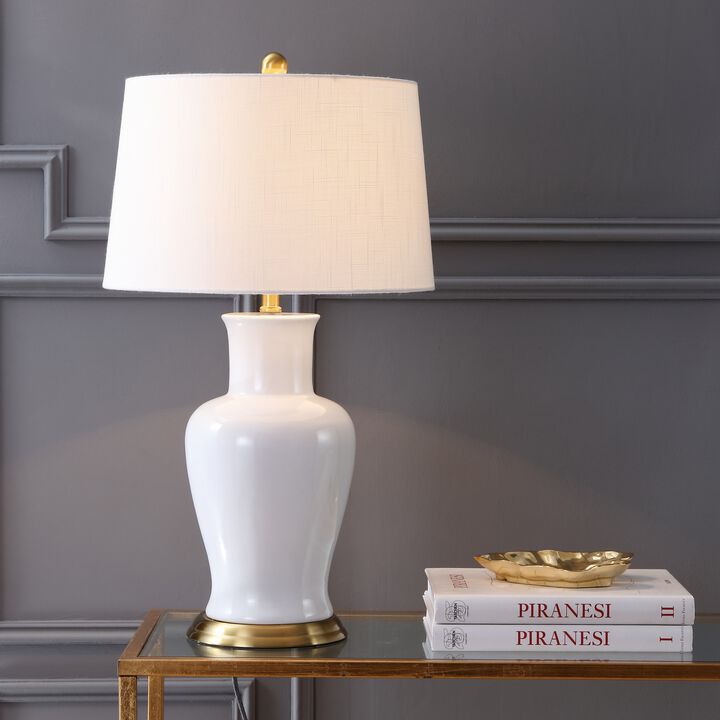 Julian Traditional Classic Ceramic Urn LED Table Lamp
