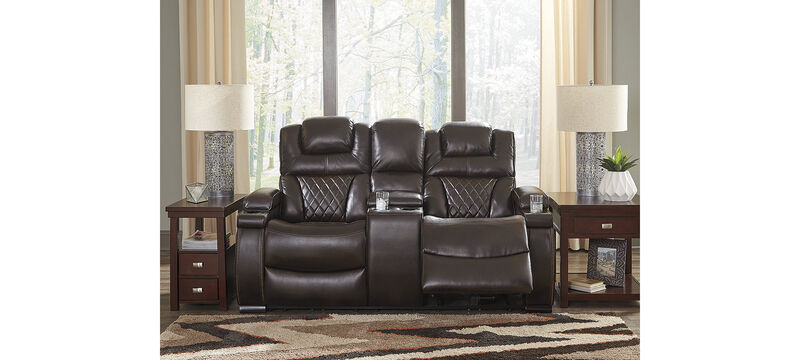 Warnerton PWR Recline Loveseat W/Console