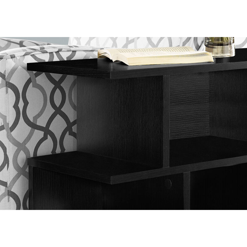 Monarch Specialties I 2473 Accent Table, Side, End, Nightstand, Lamp, Living Room, Bedroom, Laminate, Black, Contemporary, Modern