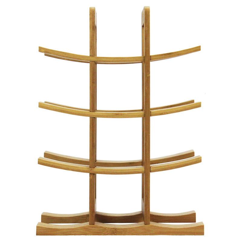 Oceanstar 12-Bottle Natural Bamboo Wine Rack