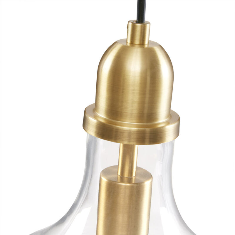 Auburn Bell Shaped Glass Pendant