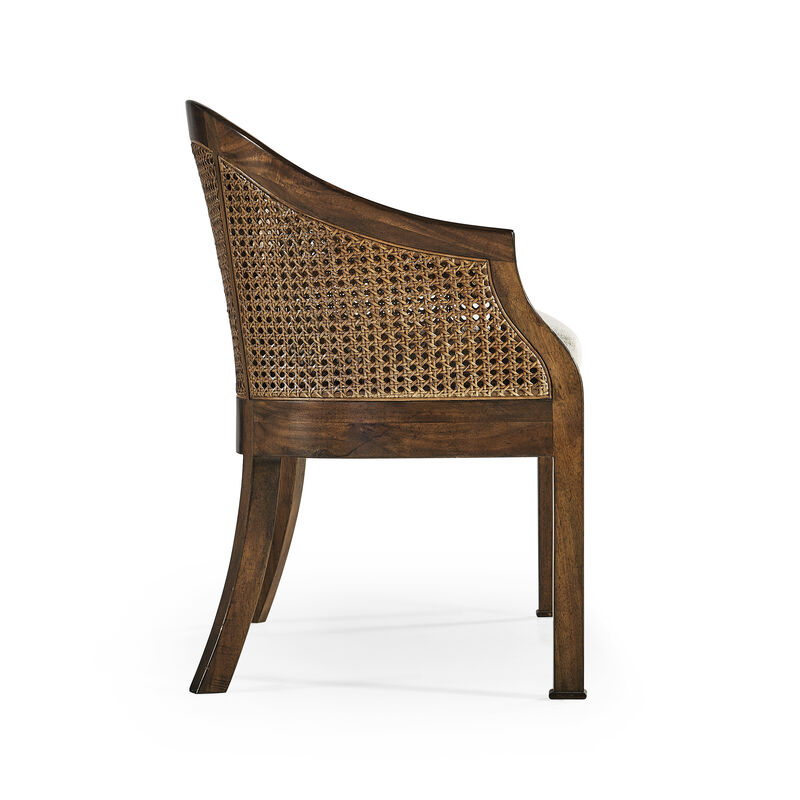 Walnut Salon Settee