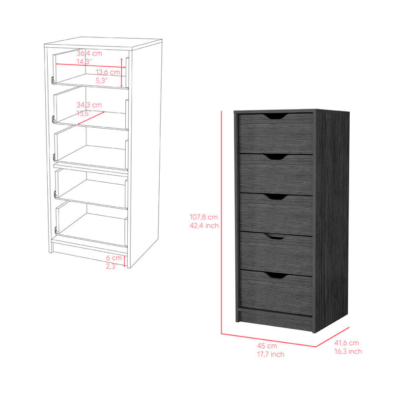 Kamran Dresser, Bedroom, Smoky Oak