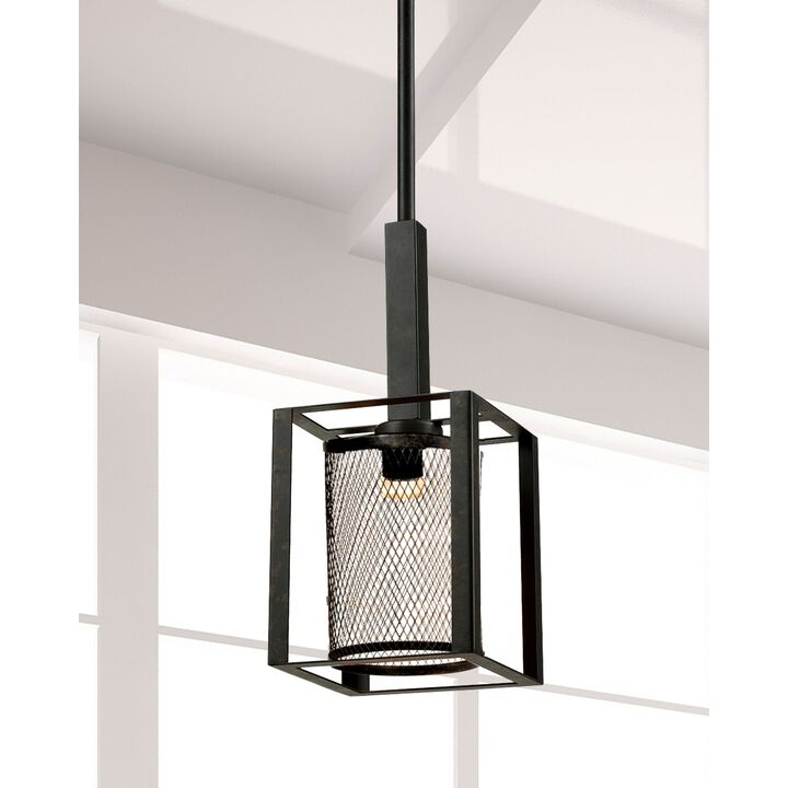 61.5" Black Dixon Mesh Mini Pendant Ceiling Light Fixture
