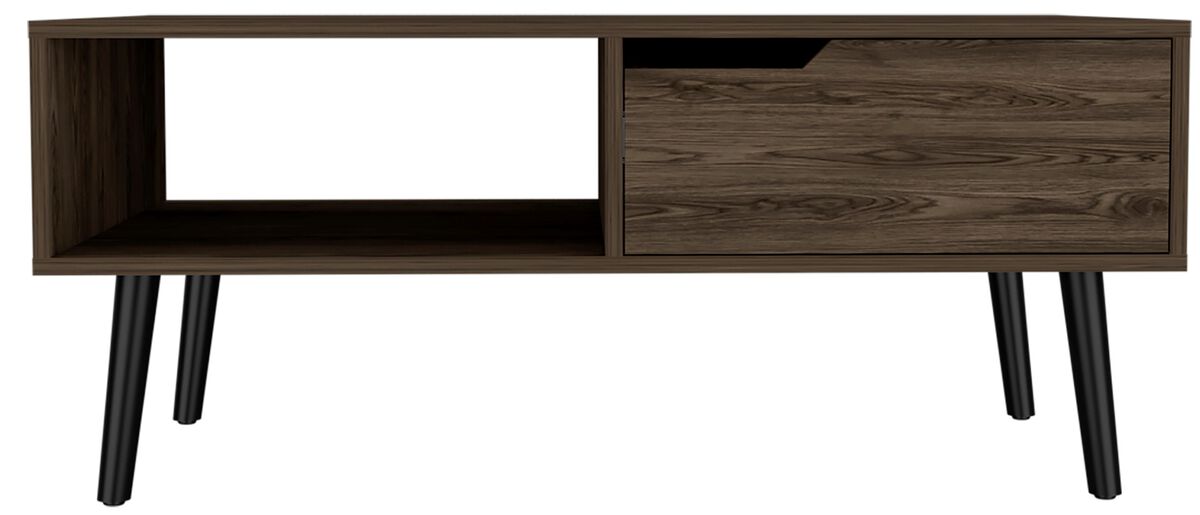 Coffee Table Bull, Living Room, Dark Walnut