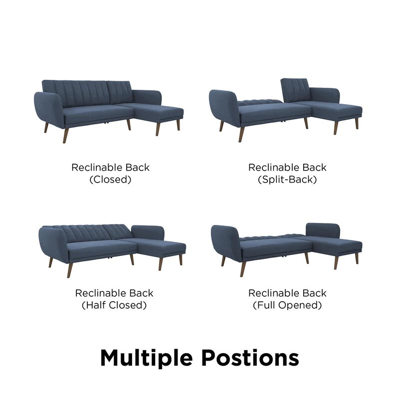 Brittany Sectional Futon Sofa