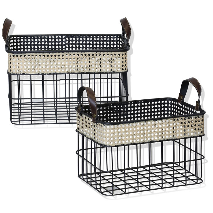 Nested Metal Baskets (Set of 2)