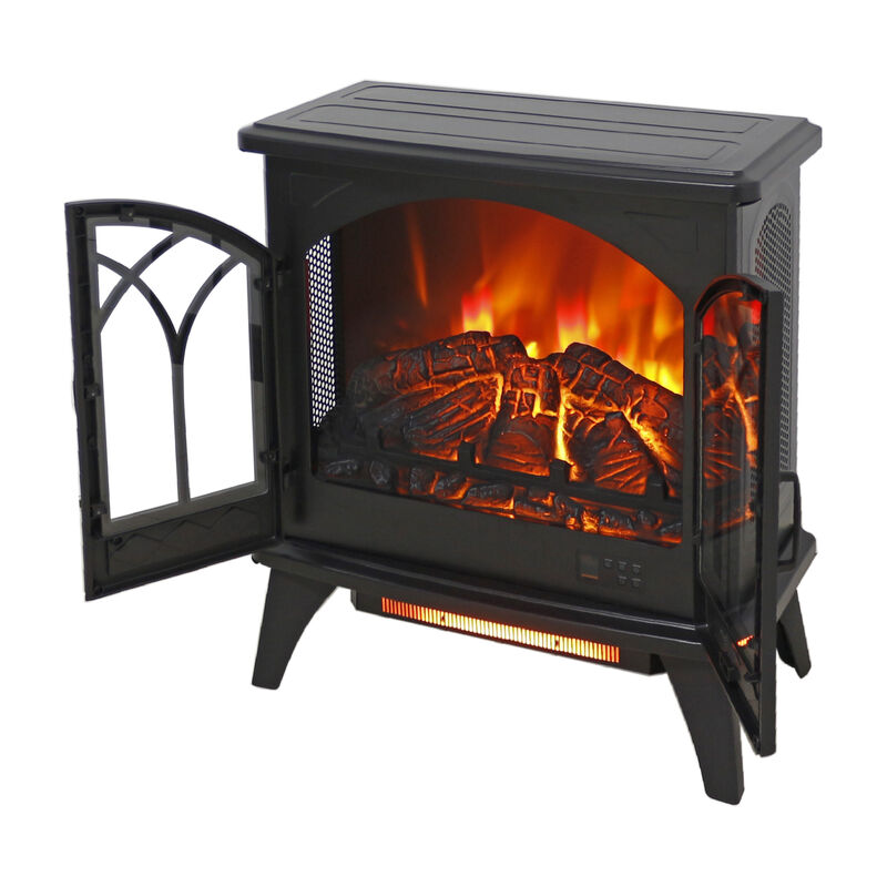 Streamdale 24 Inch 3D Infrared Electric Stove With Remote Control