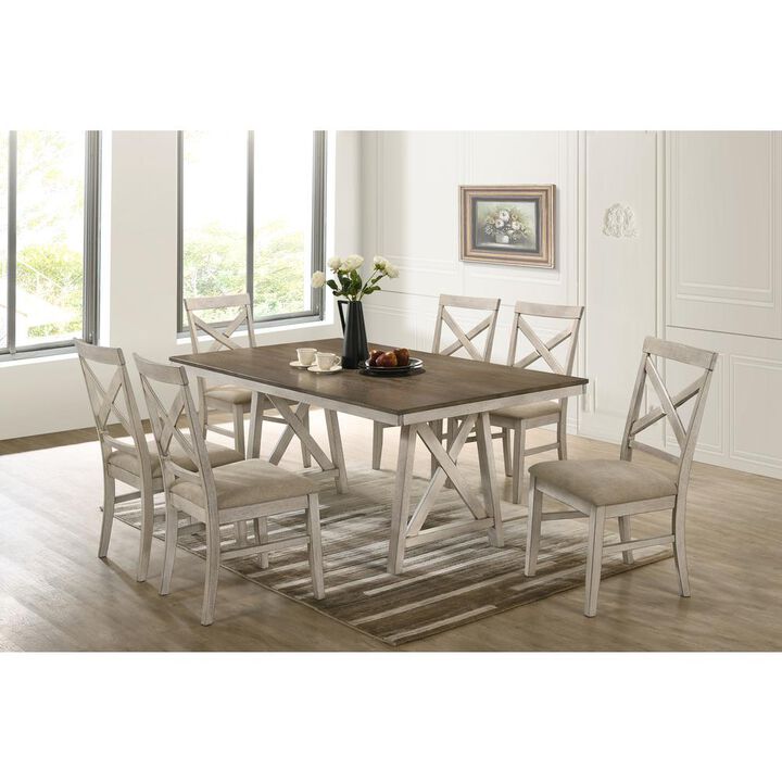 New Classic Furniture Somerset Dining Table -Vintage White
