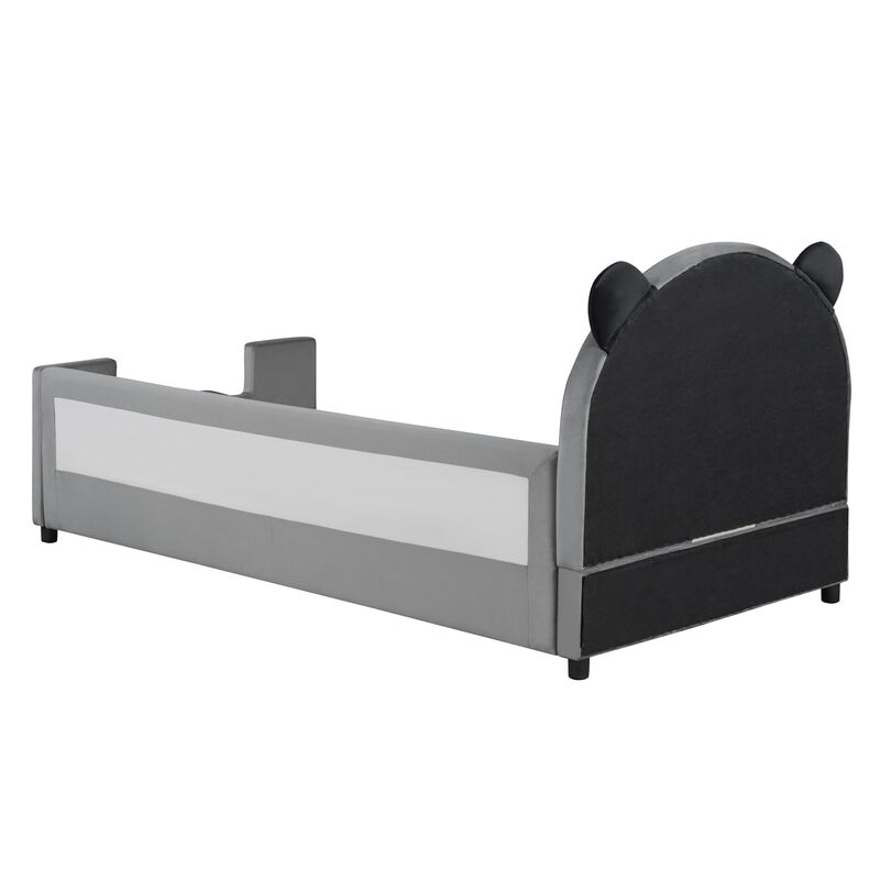 Merax  Daybed Bed Frame with Bear Shaped Headboard