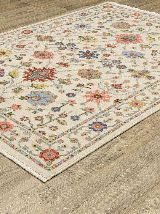 Lucca 3'3" x 5' Ivory Rug