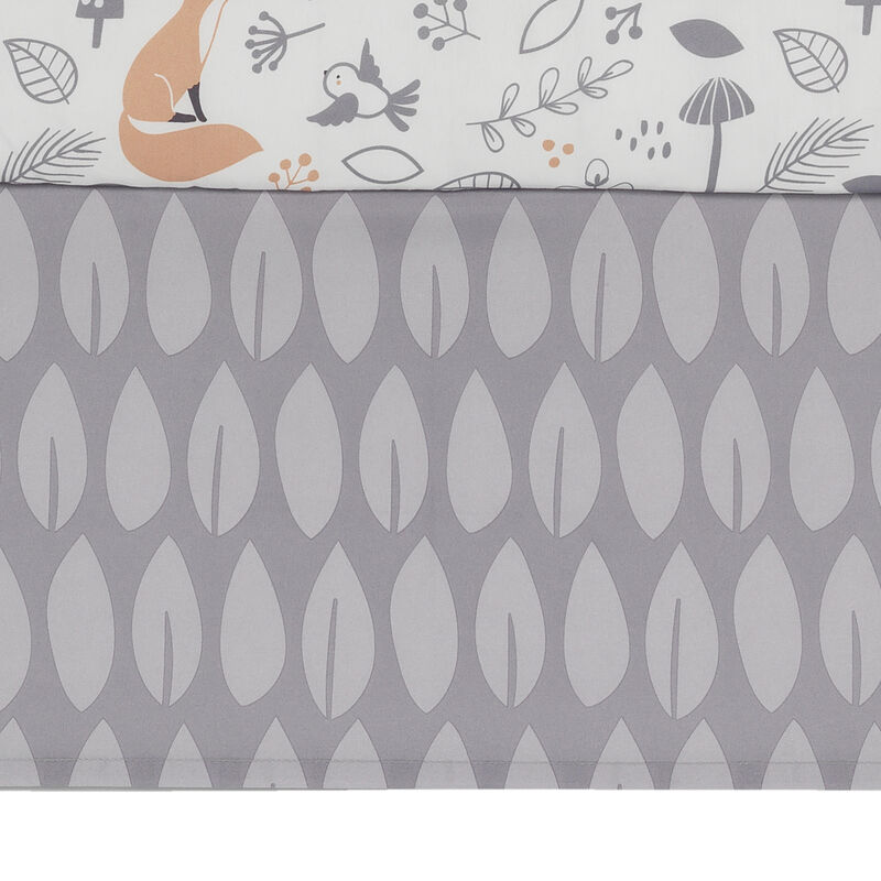 Bedtime Originals Deer Park 3-Piece Crib Bedding Set - Gray, Animals, Woodland
