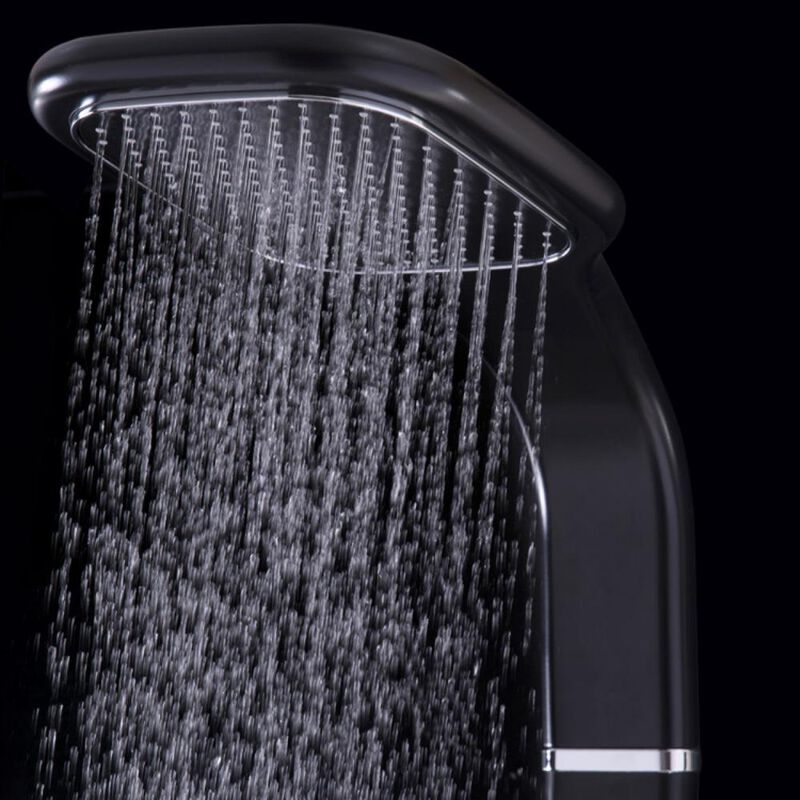 Shower Panel with Rainfall Shower Head for Modern Bathroom Design