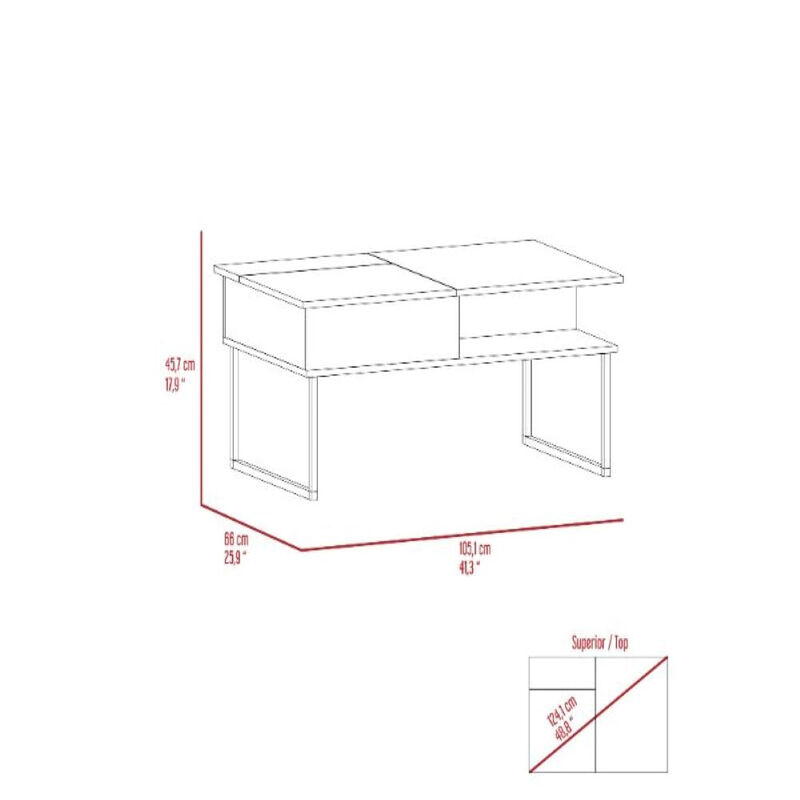 Lift Top Coffee Table Juvve, Living Room, Espresso / Onyx