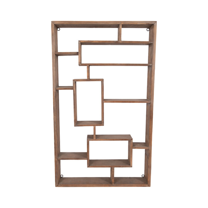 Multi-tier Wall Shelf, Brown