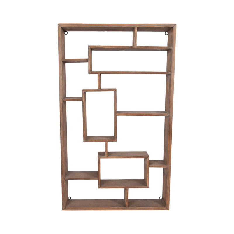 Multi-tier Wall Shelf, Brown