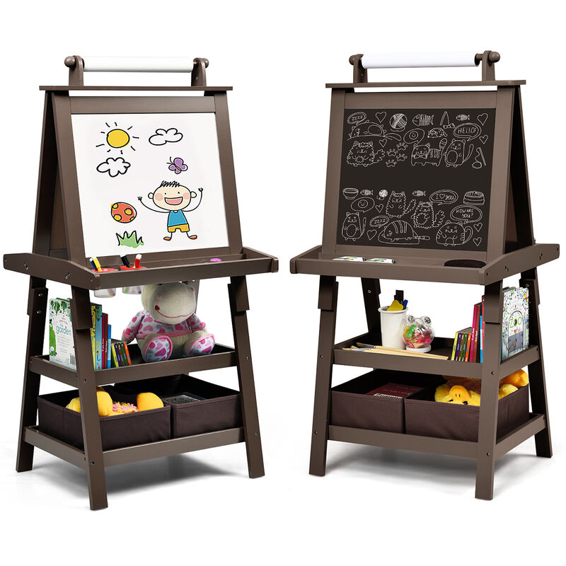 3-in-1 Double-Sided Storage Art Easel