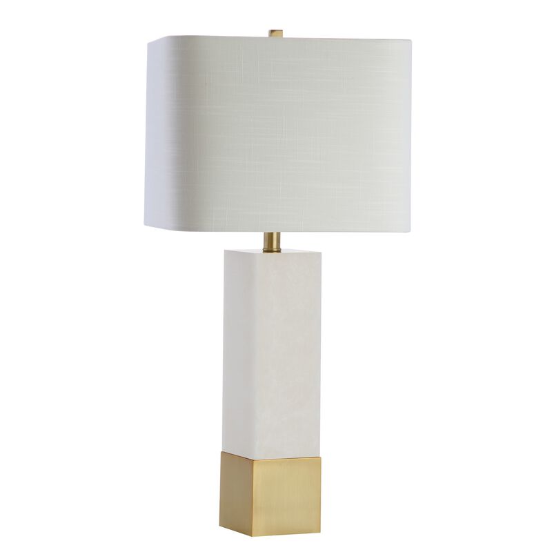 Jeffrey Metal/Marble LED Table Lamp