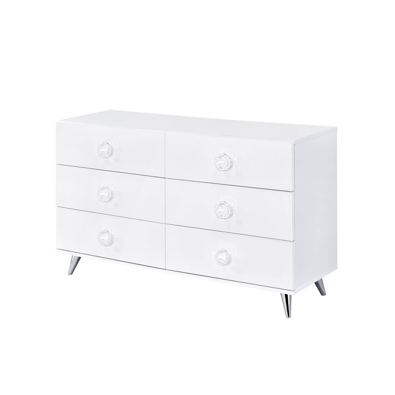ACME Perse Dresser, White Finish