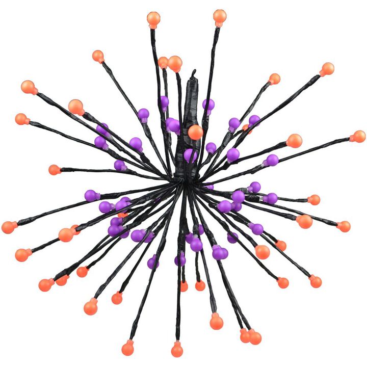 Haunted Hill Farm HHF LED Halloween Radiant Starburst, Set of 6, 8F, Battery Operated