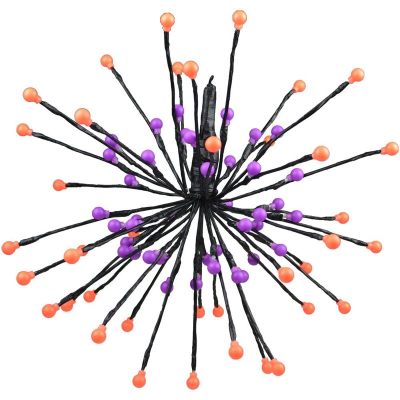 Haunted Hill Farm HHF LED Halloween Radiant Starburst, Set of 6, 8F, Battery Operated