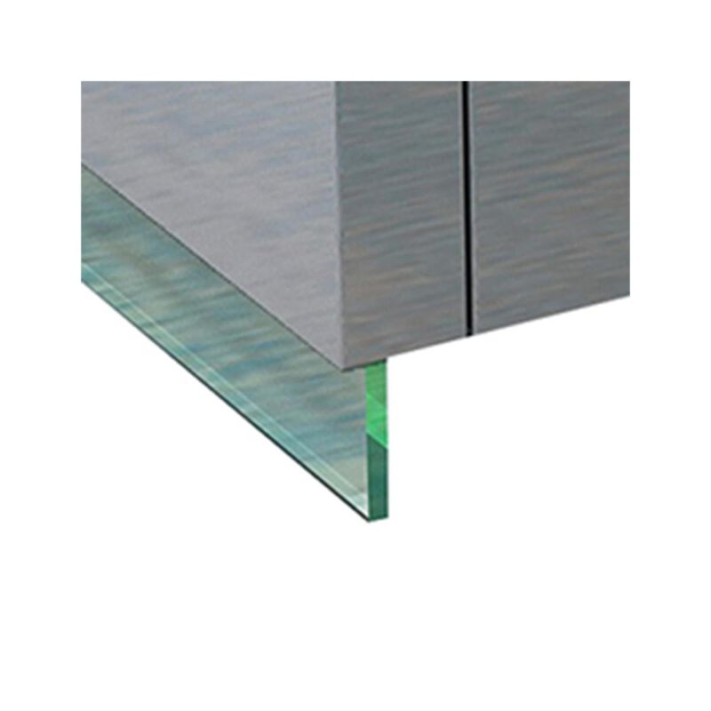 Gray LED coffee table with modern style