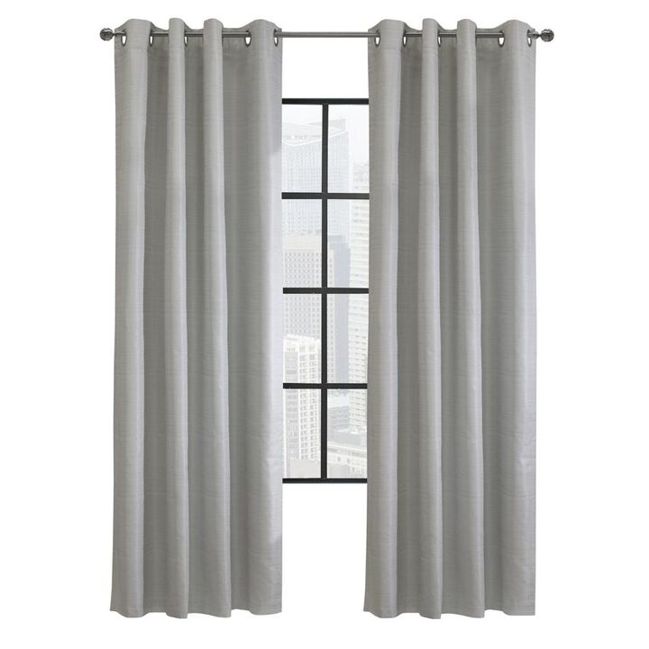 Thermaplus Solstice Room Darkening Grommet Curtain - 52x95", Oyster