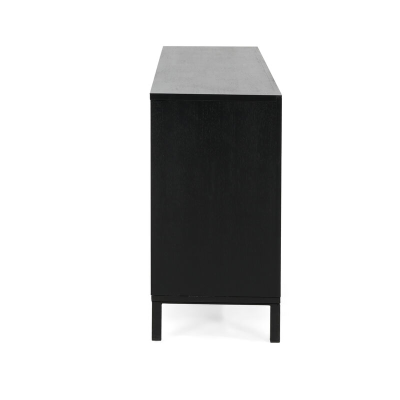 Merax Modern Accent Cabinet with Sliding Doors