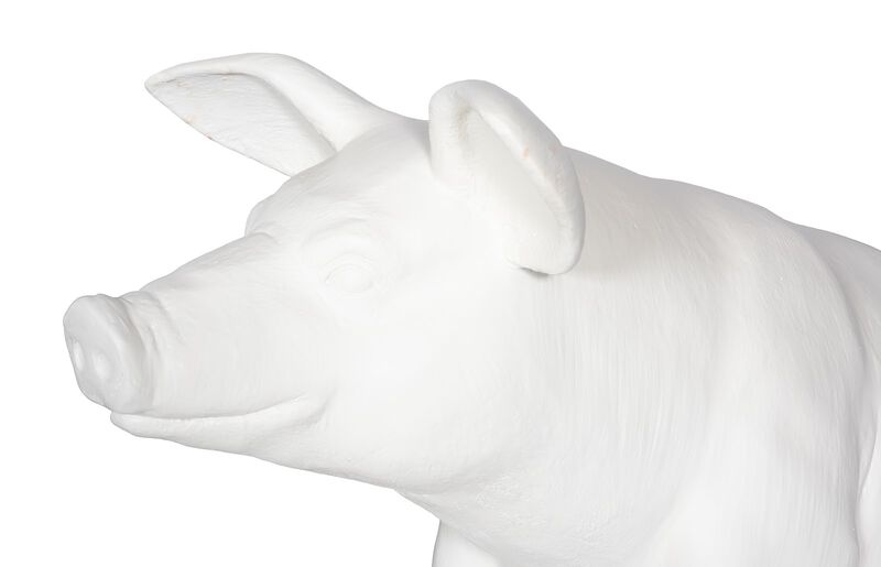 Happy Pig Sculpture