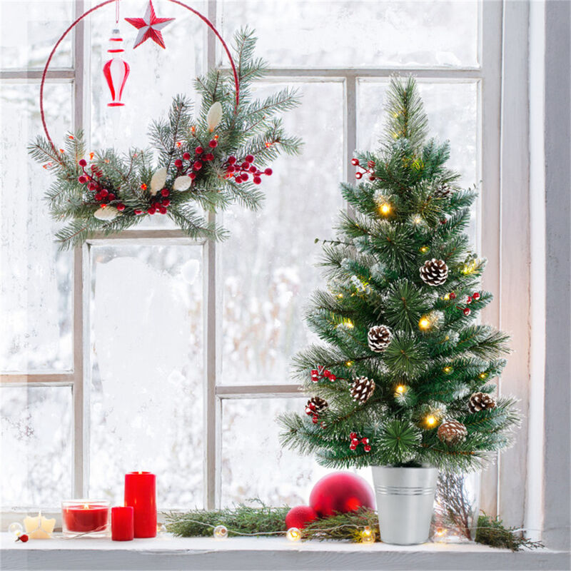 Battery-Operated Tabletop Holiday Decoration Festive & Portable Christmas Accent Piece