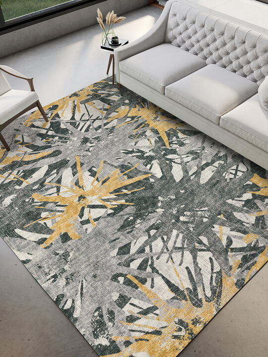 Brisbane BR6 Gold 3' x 5' Rug