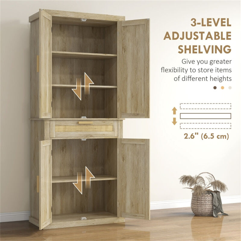 Multi-Functional Kitchen Cart, Storage Cabinet & Sideboard with Wheels