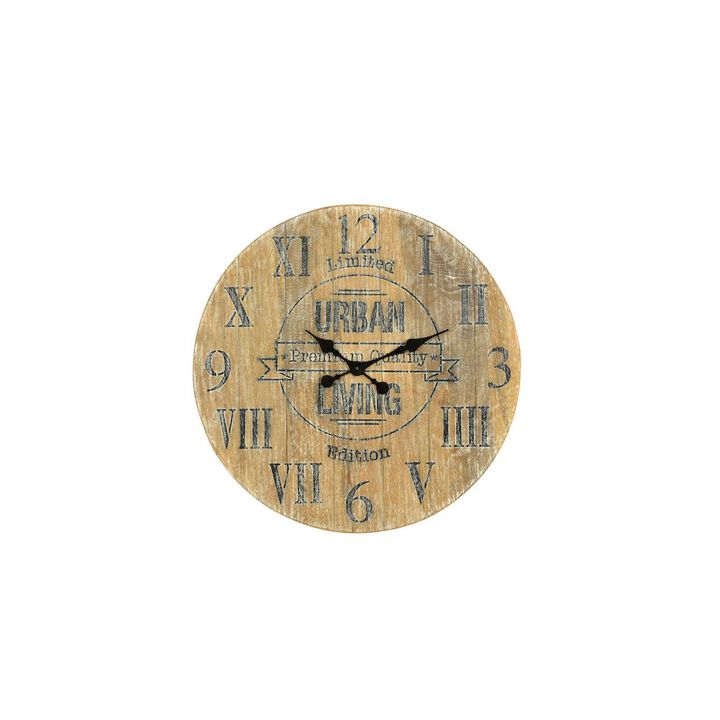 Taran Designs Sylvia Solid Wood Wall Clock