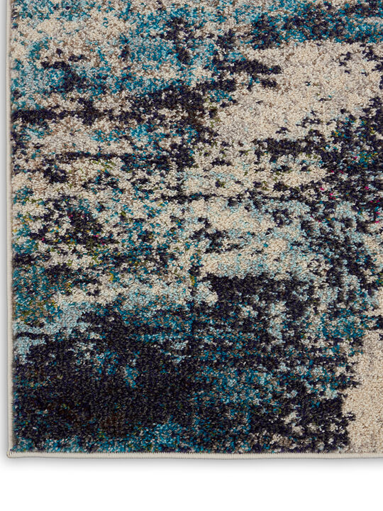 Celestial CES02 Ivory/Blue 6'7" x 9'7" Rug