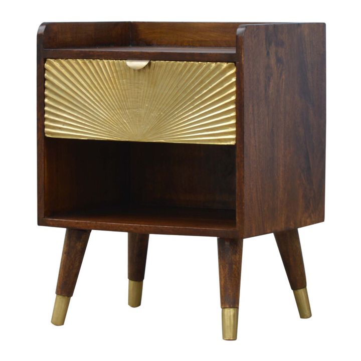 Manila Gold 1 Drawer Nightstand