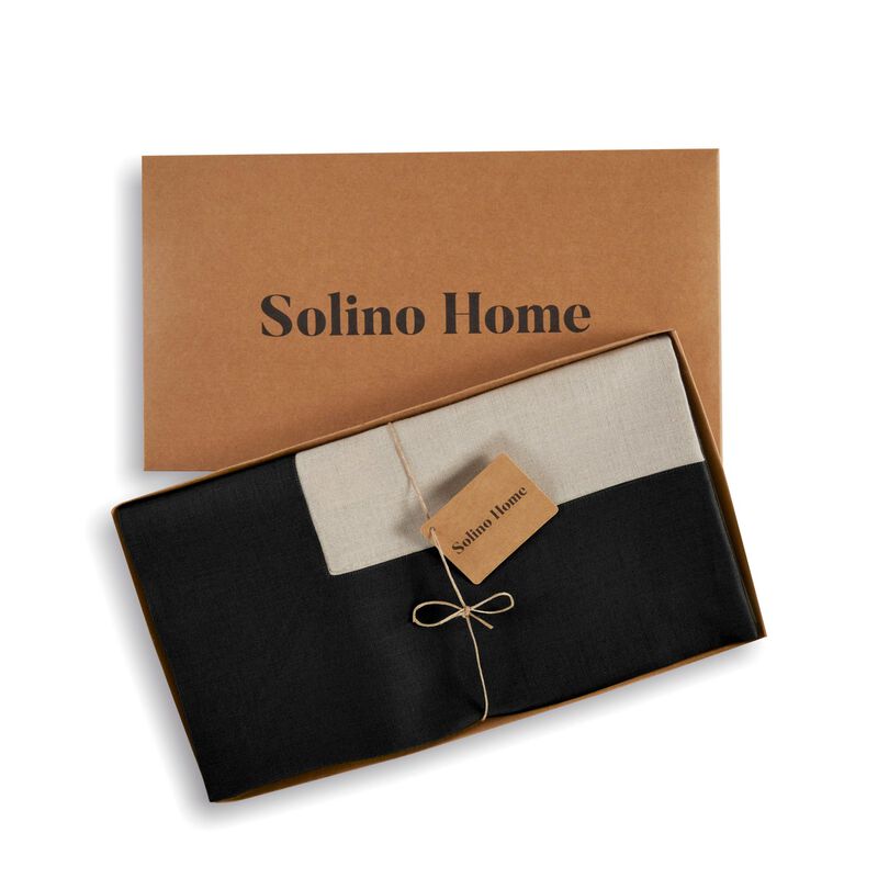 Solino Home 100% Pure Linen Tablecloth | Contempo