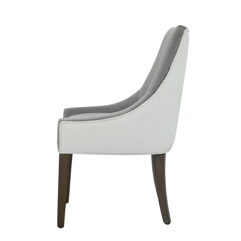 Comfort Pointe Jolie Upholstered Dining Chair -Smoke